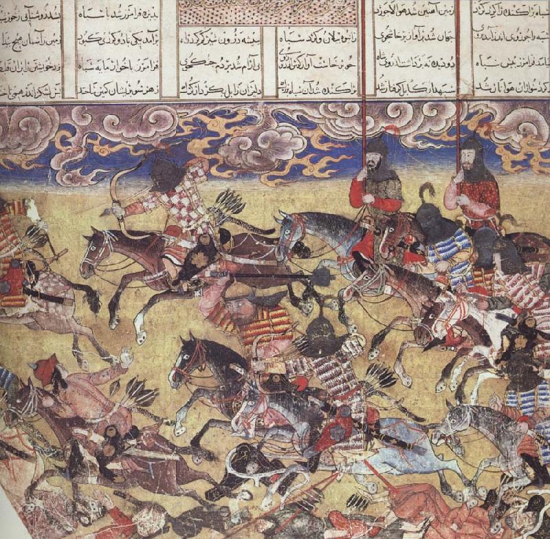 unknow artist The Hero Faramurz scatters the troops of the king of Kabul china oil painting image
